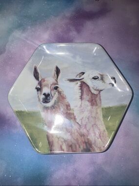 Llama Trinket Plate